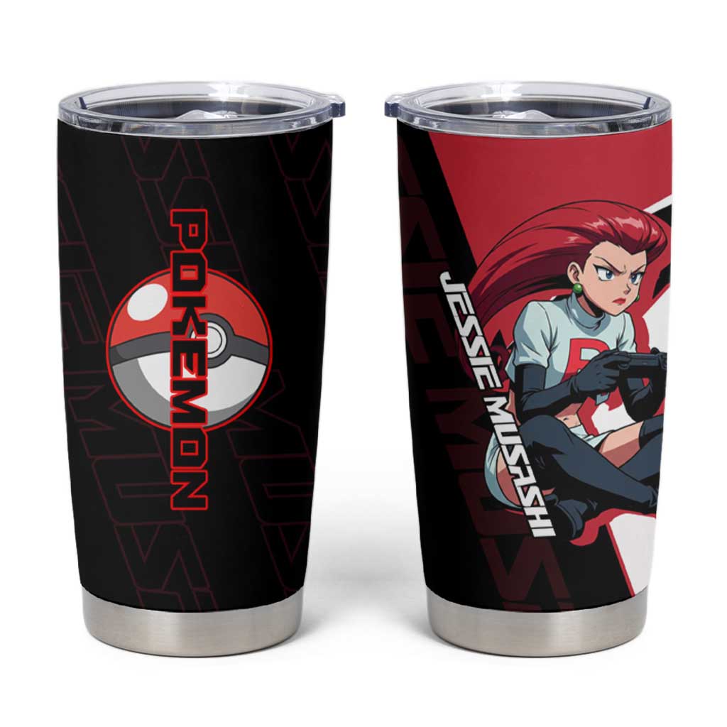 Jessie Musashi Poké Tumbler Cup Bold Villain Anime Style