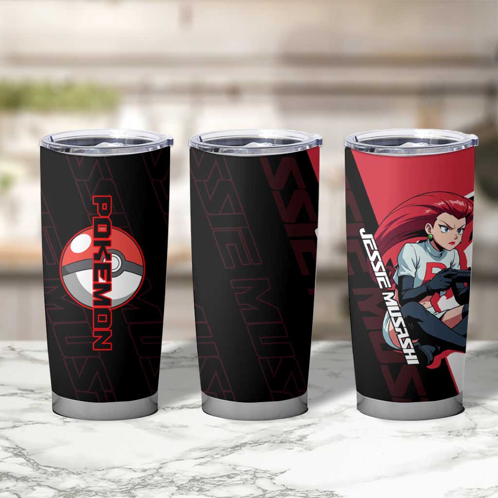 Jessie Musashi Poké Tumbler Cup Bold Villain Anime Style