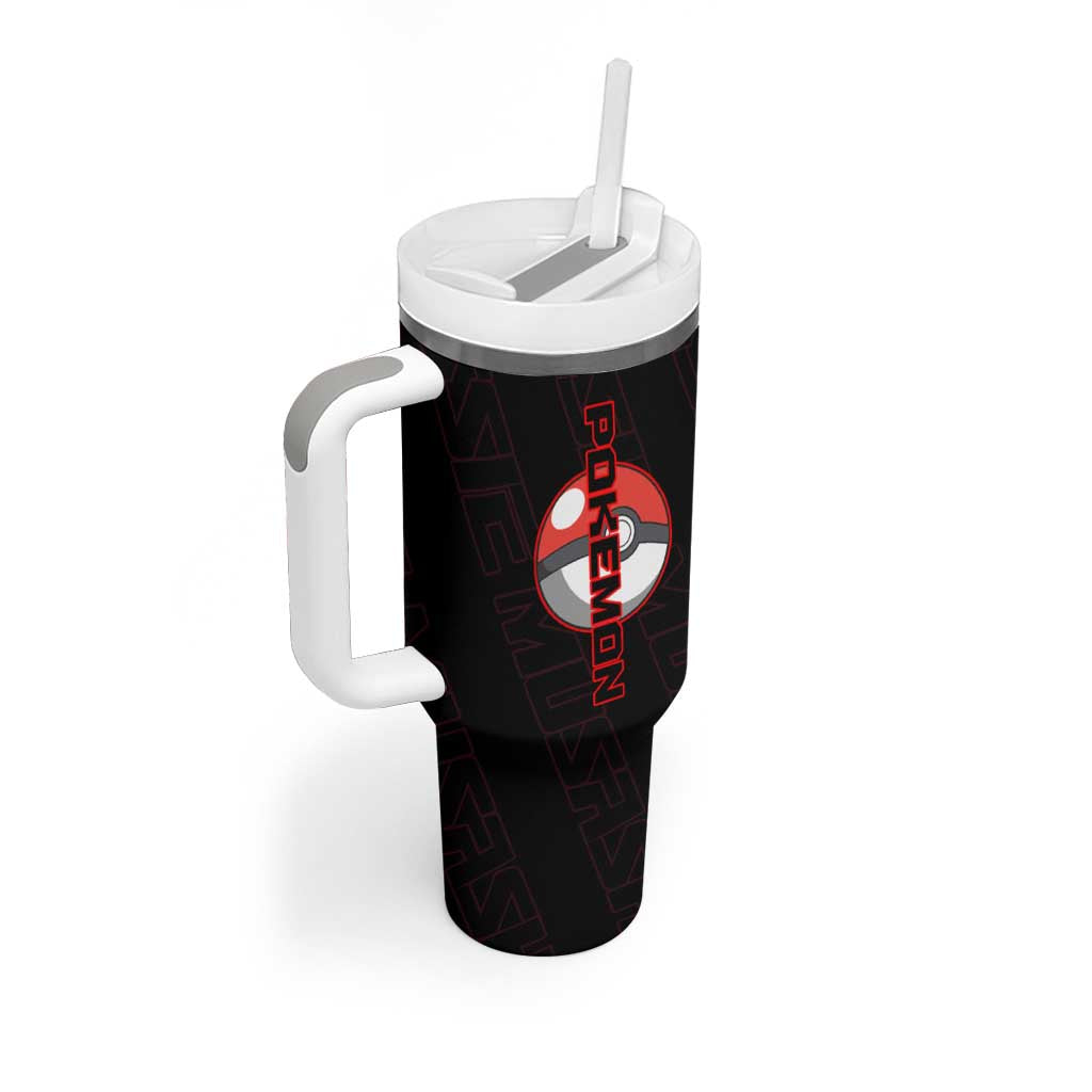 Jessie Musashi Poké Tumbler With Handle Bold Villain Anime Style