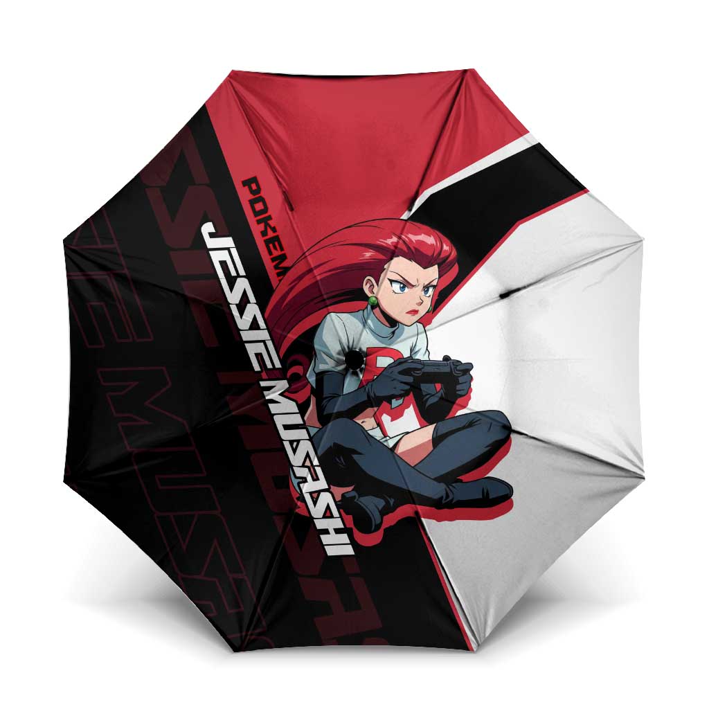 Jessie Musashi Poké Umbrella Bold Villain Anime Style