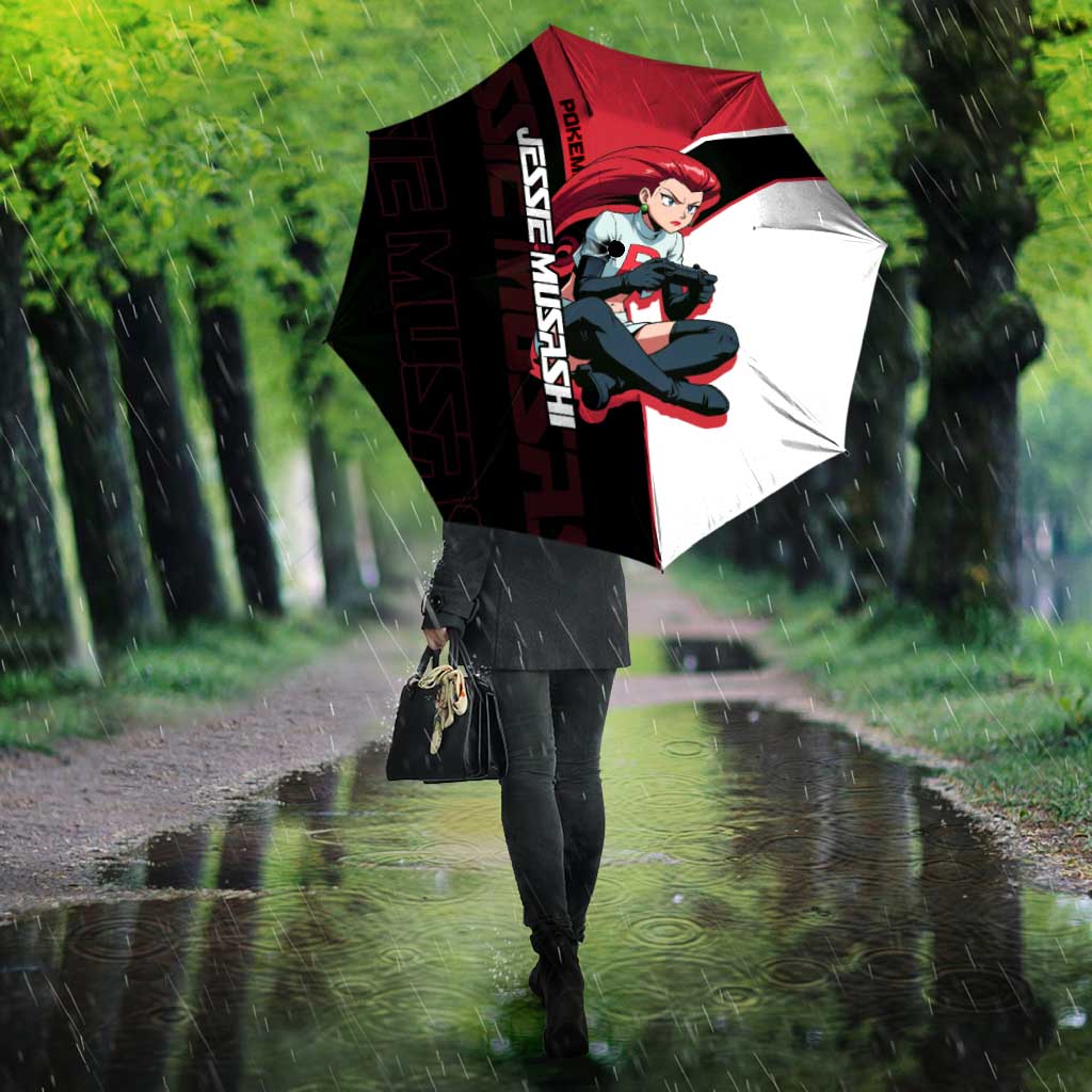 Jessie Musashi Poké Umbrella Bold Villain Anime Style