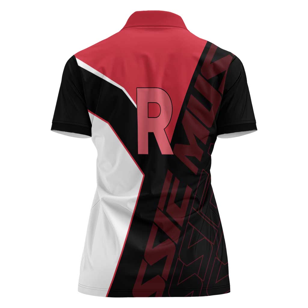 Jessie Musashi Poké Women Polo Shirt Bold Villain Anime Style