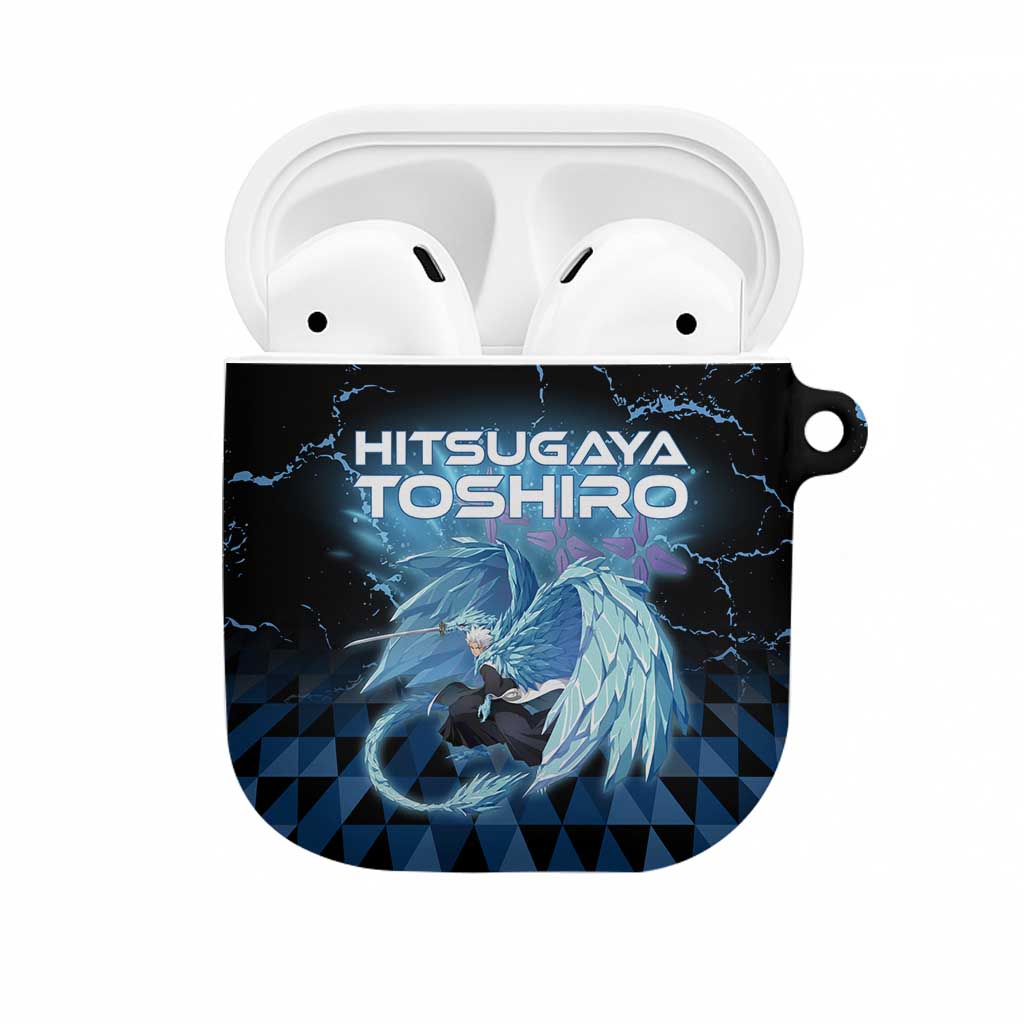 Hitsugaya Toshiro Bleach AirPods Case Ice Element Anime Crystal Style