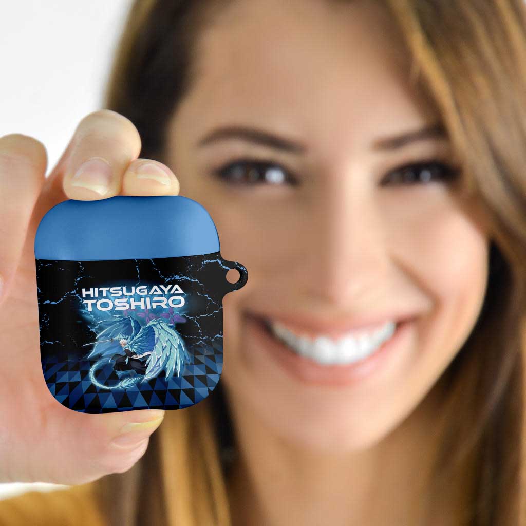 Hitsugaya Toshiro Bleach AirPods Case Ice Element Anime Crystal Style