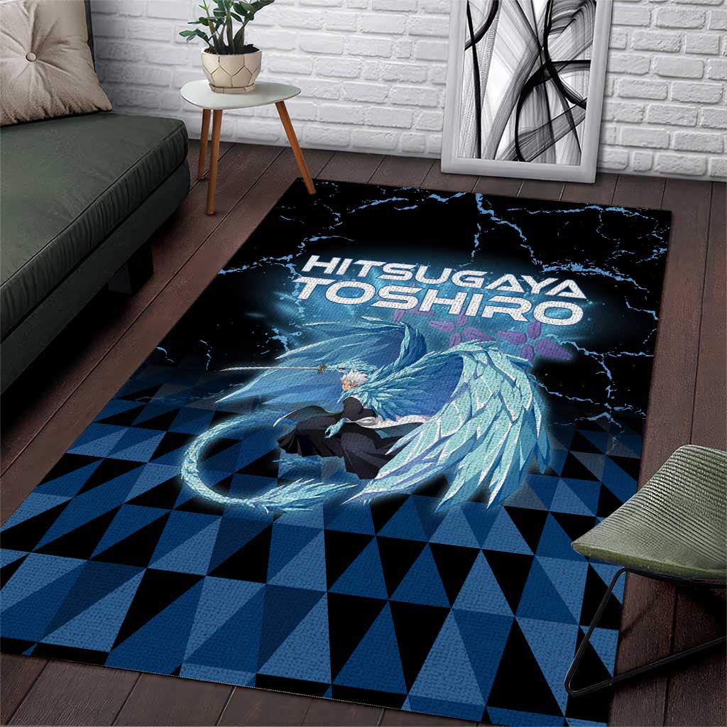 Hitsugaya Toshiro Bleach Area Rug Ice Element Anime Crystal Style