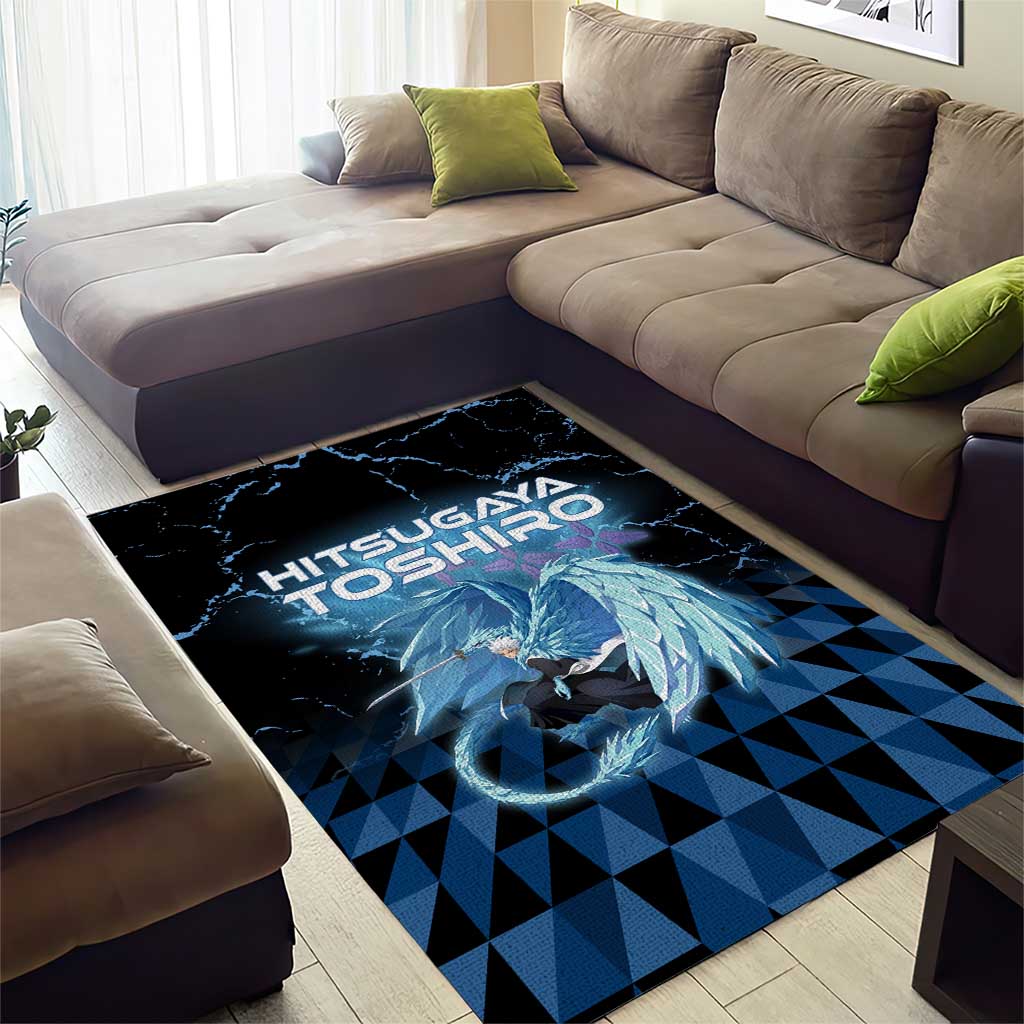 Hitsugaya Toshiro Bleach Area Rug Ice Element Anime Crystal Style