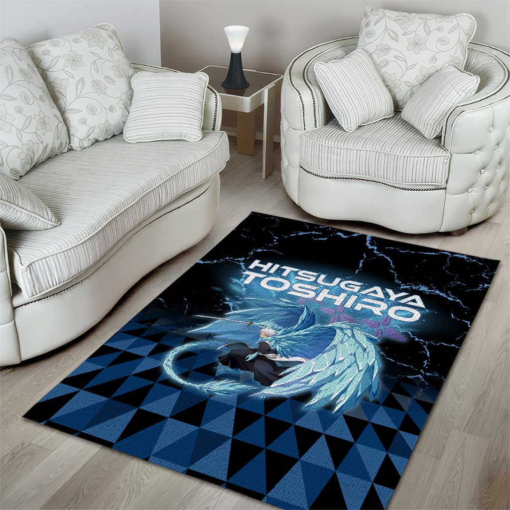 Hitsugaya Toshiro Bleach Area Rug Ice Element Anime Crystal Style