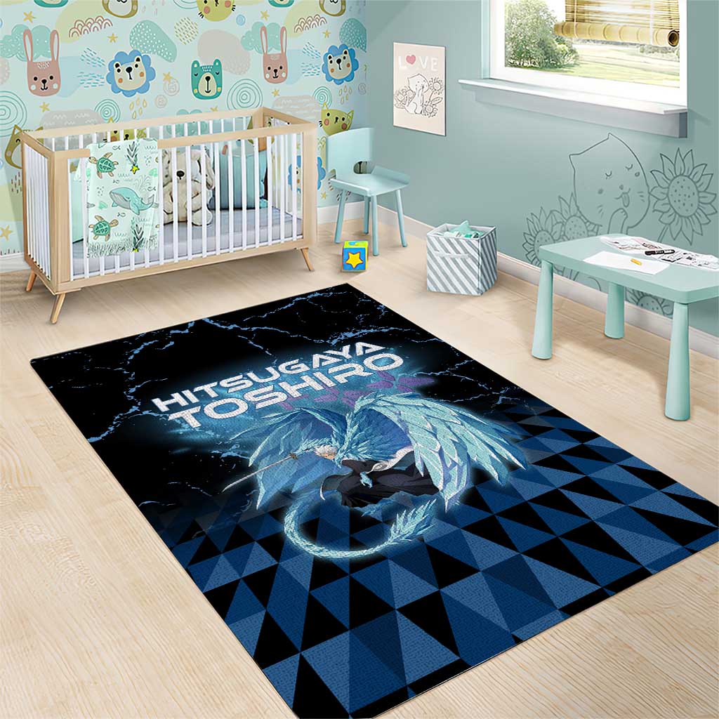 Hitsugaya Toshiro Bleach Area Rug Ice Element Anime Crystal Style