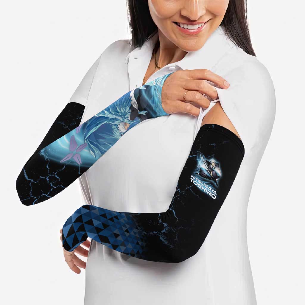 Hitsugaya Toshiro Bleach Arm Sleeves Ice Element Anime Crystal Style