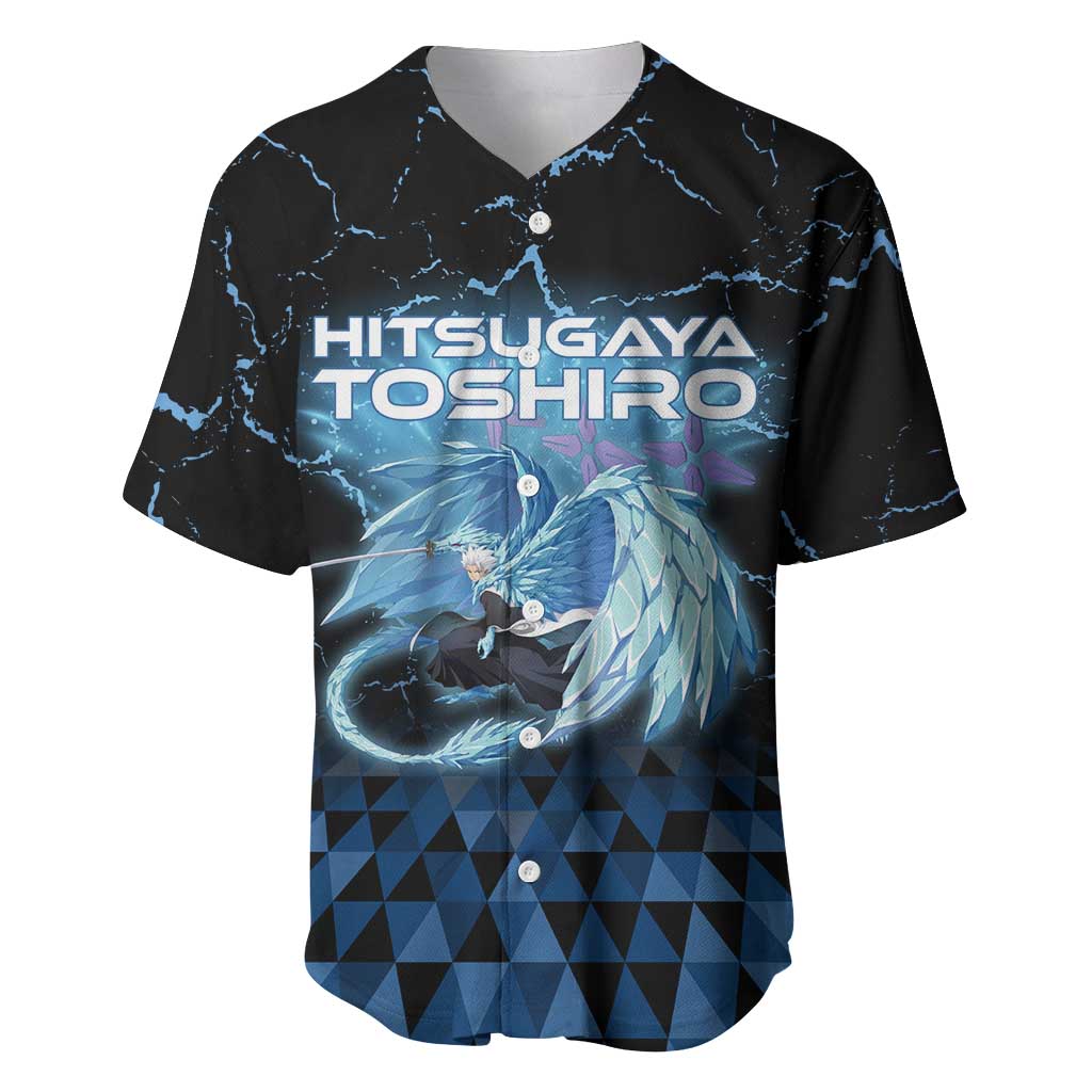 Hitsugaya Toshiro Bleach Baseball Jersey Ice Element Anime Crystal Style