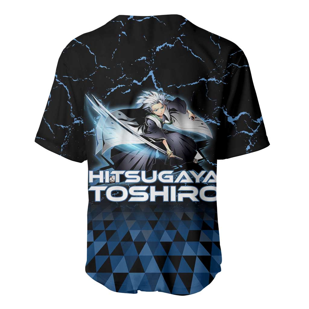 Hitsugaya Toshiro Bleach Baseball Jersey Ice Element Anime Crystal Style