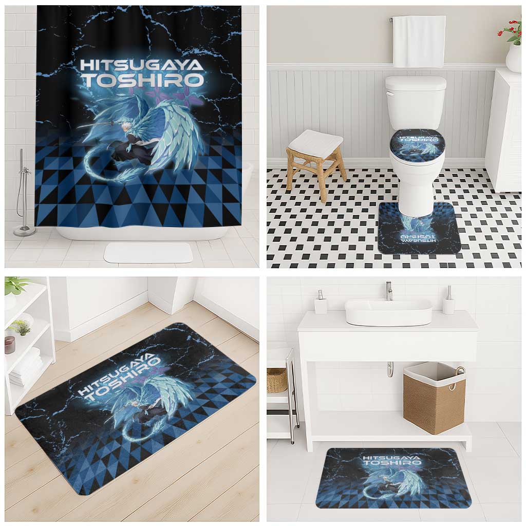Hitsugaya Toshiro Bleach Bathroom Set Ice Element Anime Crystal Style
