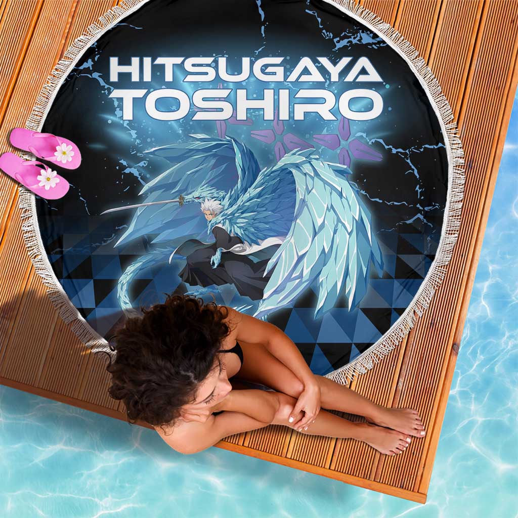 Hitsugaya Toshiro Bleach Beach Blanket Ice Element Anime Crystal Style