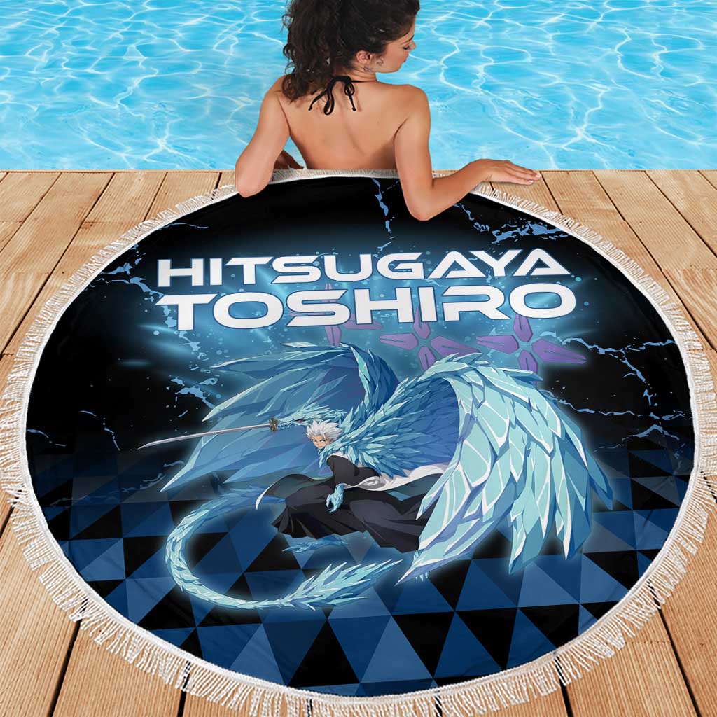 Hitsugaya Toshiro Bleach Beach Blanket Ice Element Anime Crystal Style