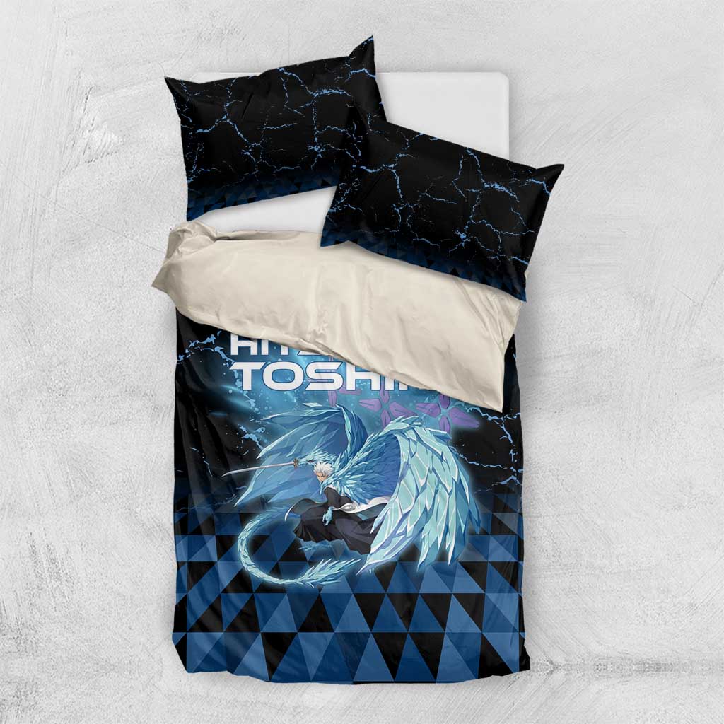 Hitsugaya Toshiro Bleach Bedding Set Ice Element Anime Crystal Style
