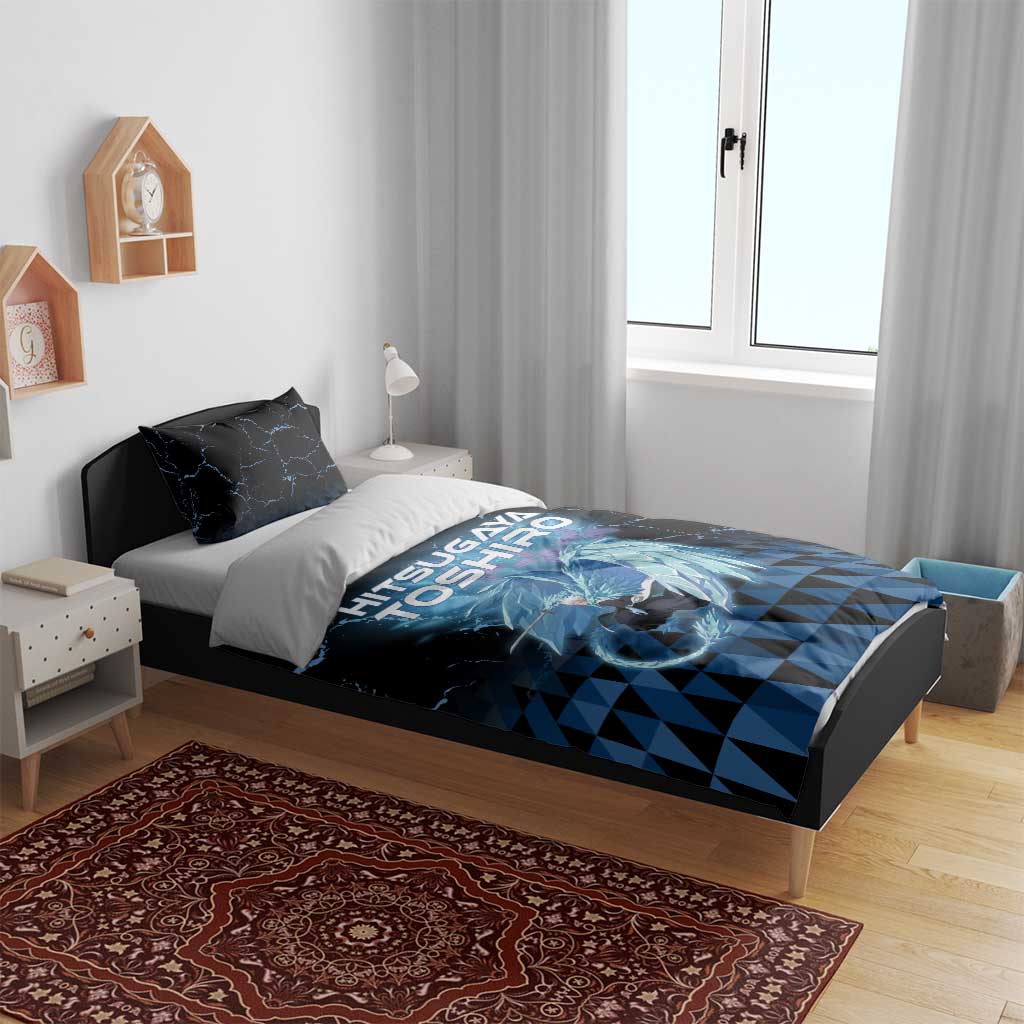 Hitsugaya Toshiro Bleach Bedding Set Ice Element Anime Crystal Style