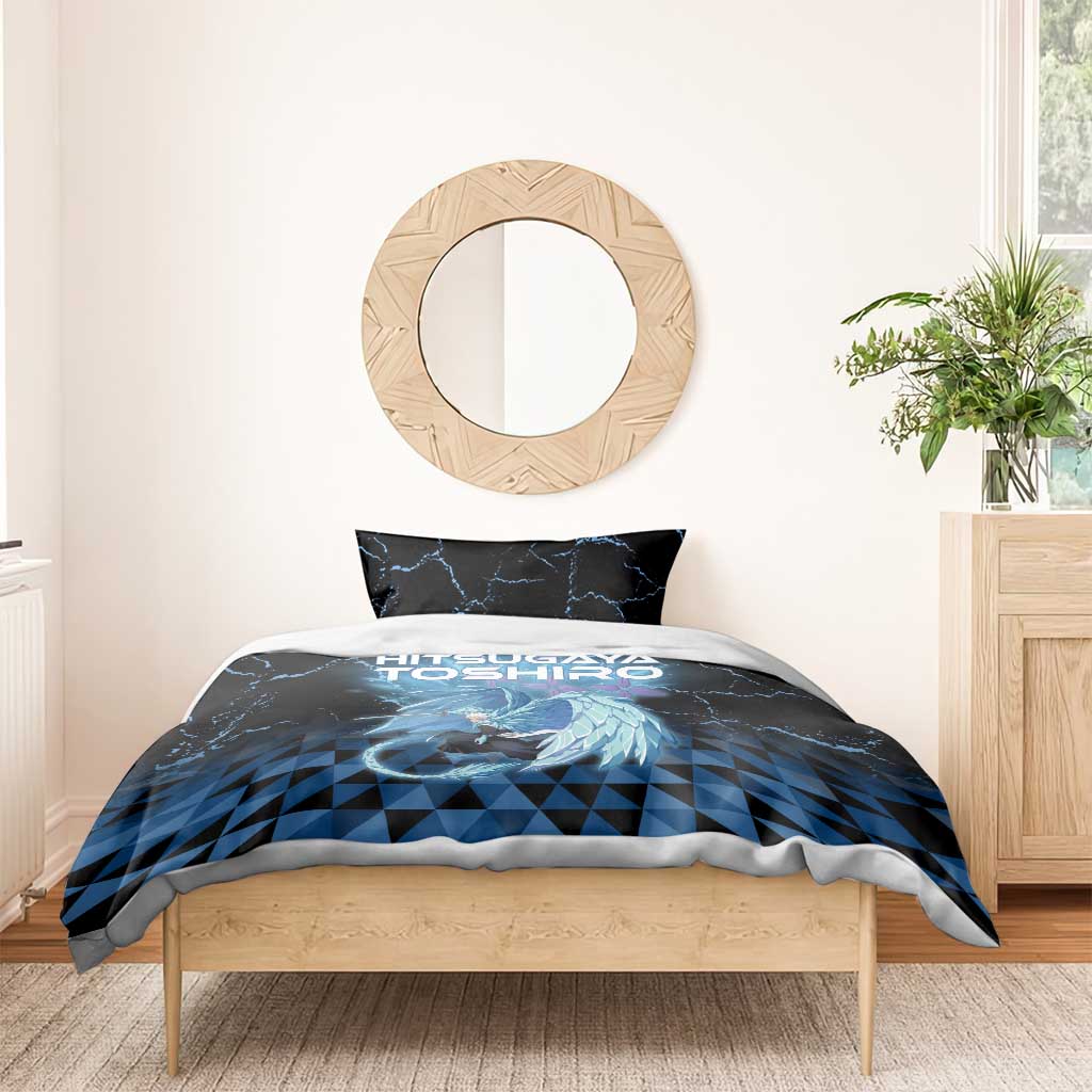 Hitsugaya Toshiro Bleach Bedding Set Ice Element Anime Crystal Style