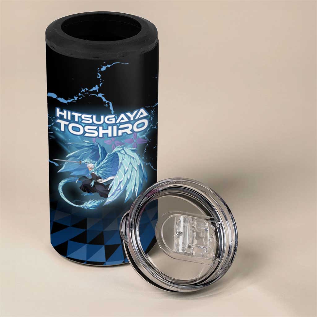 Hitsugaya Toshiro Bleach 4 in 1 Can Cooler Tumbler Ice Element Anime Crystal Style