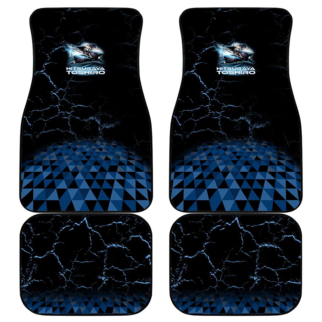 Hitsugaya Toshiro Bleach Car Mats Ice Element Anime Crystal Style