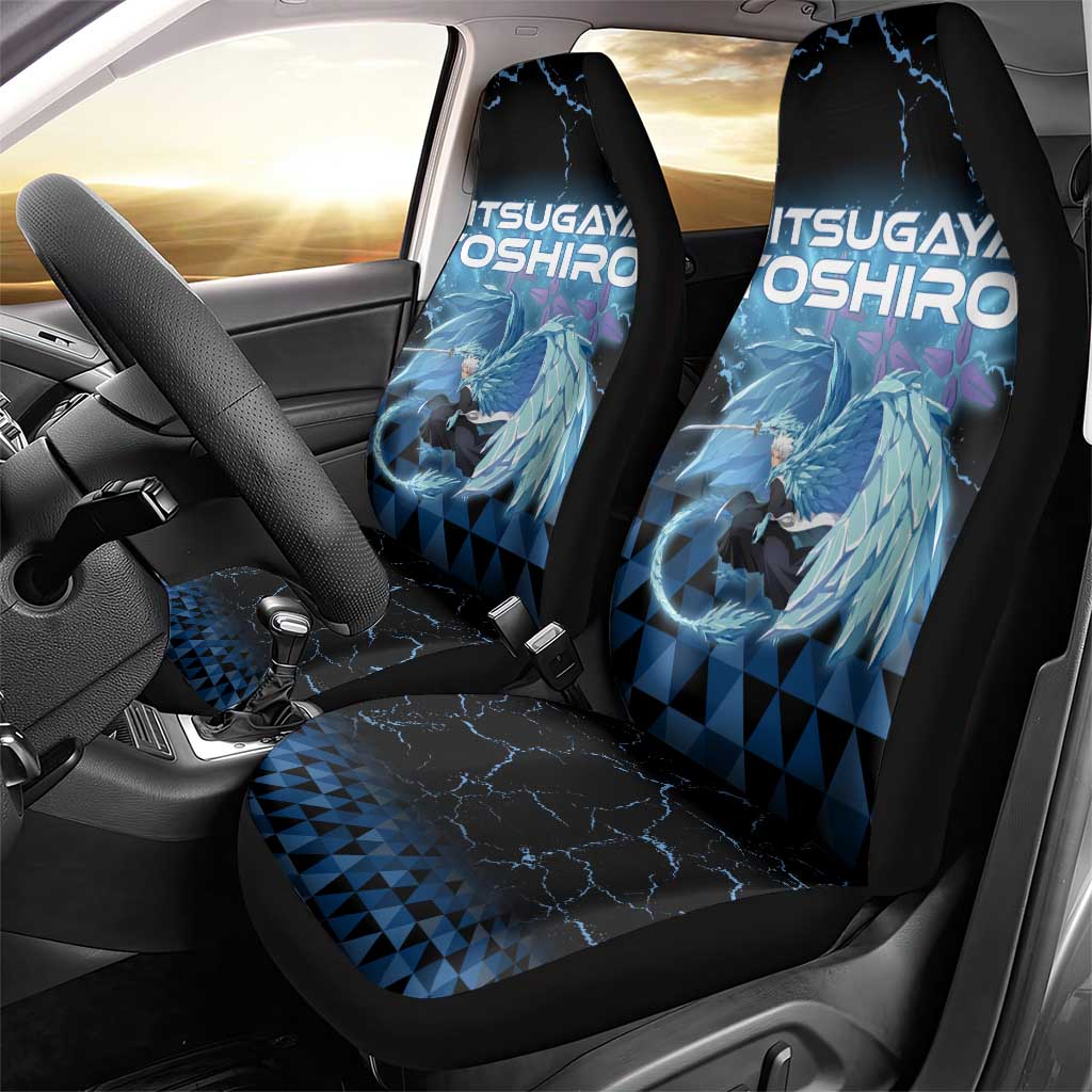 Hitsugaya Toshiro Bleach Car Seat Cover Ice Element Anime Crystal Style