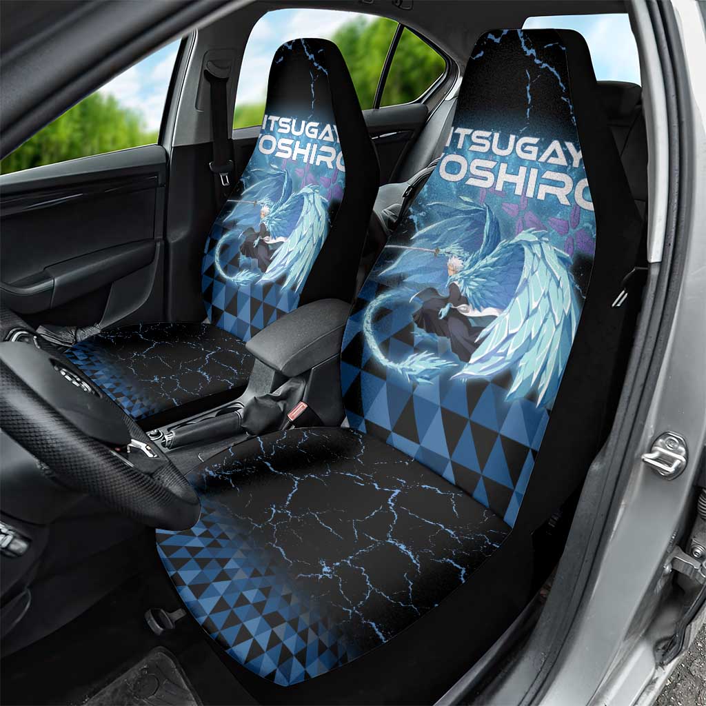 Hitsugaya Toshiro Bleach Car Seat Cover Ice Element Anime Crystal Style