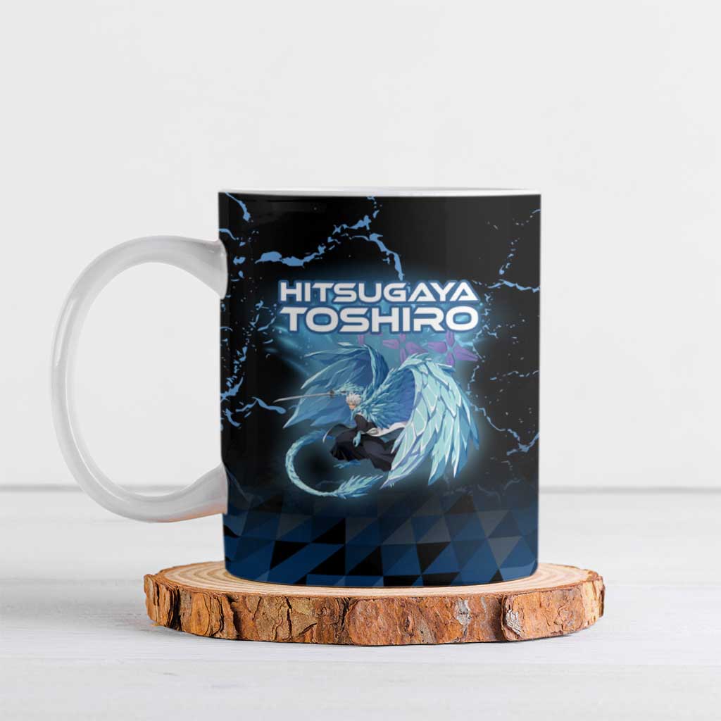 Hitsugaya Toshiro Bleach Ceramic Mug Ice Element Anime Crystal Style