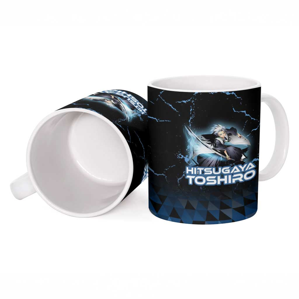 Hitsugaya Toshiro Bleach Ceramic Mug Ice Element Anime Crystal Style