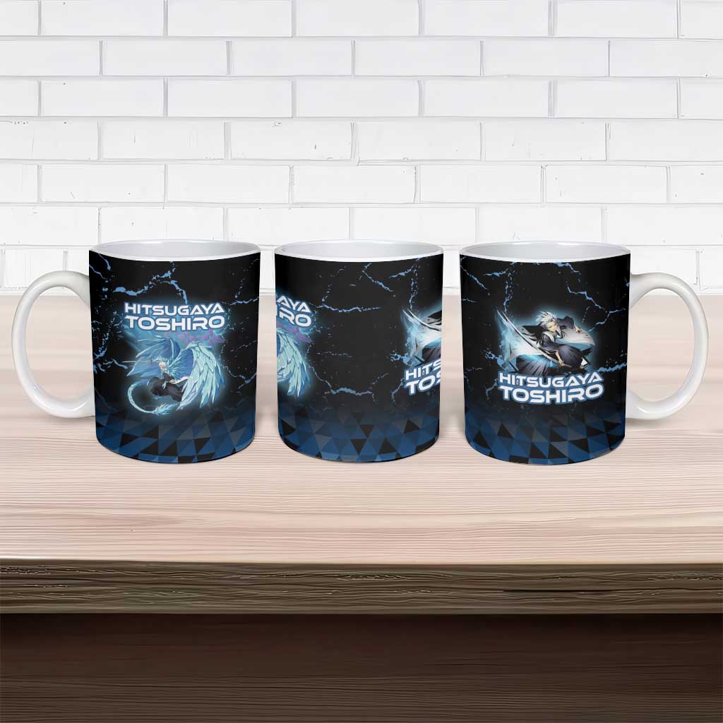 Hitsugaya Toshiro Bleach Ceramic Mug Ice Element Anime Crystal Style