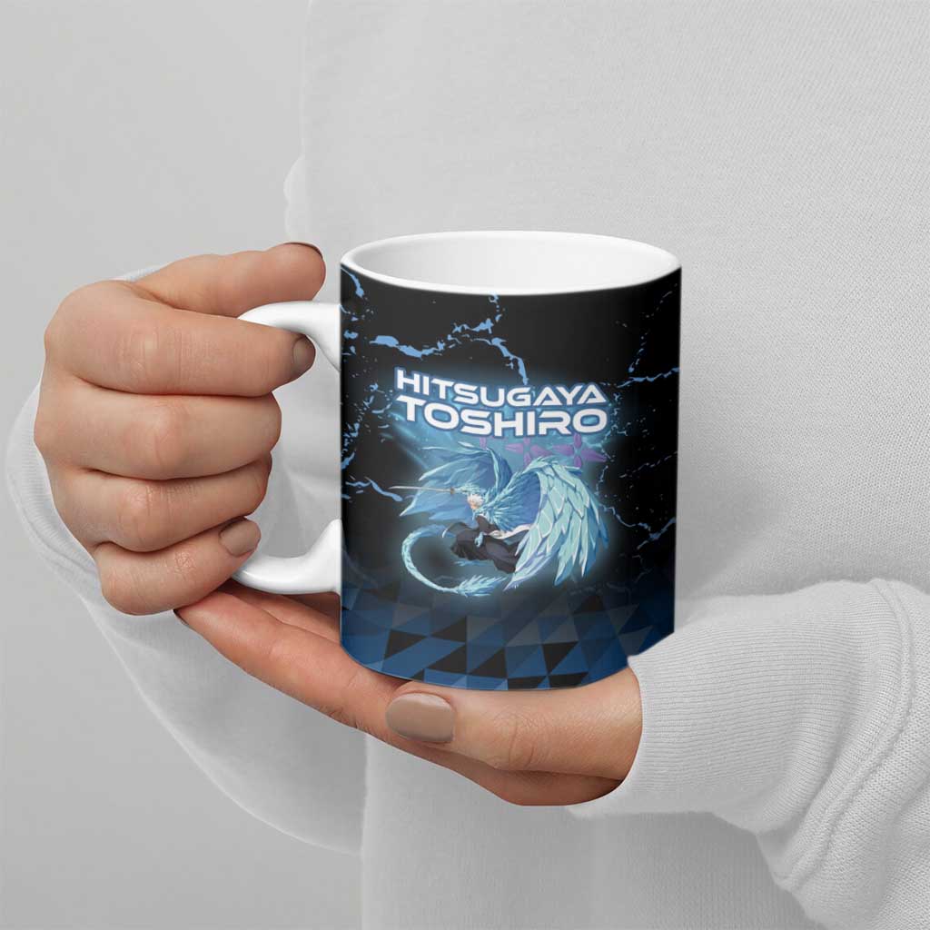 Hitsugaya Toshiro Bleach Ceramic Mug Ice Element Anime Crystal Style