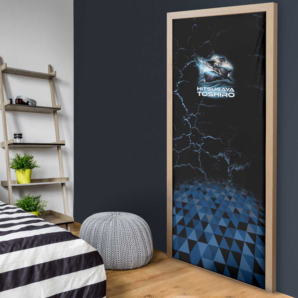 Hitsugaya Toshiro Bleach Door Cover Ice Element Anime Crystal Style