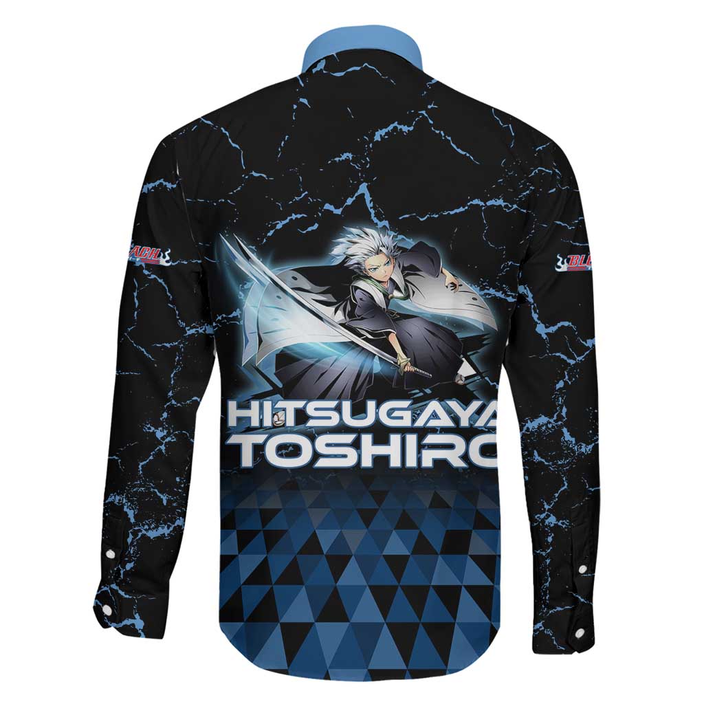 Hitsugaya Toshiro Bleach Family Matching Off The Shoulder Long Sleeve Dress and Hawaiian Shirt Ice Element Anime Crystal Style