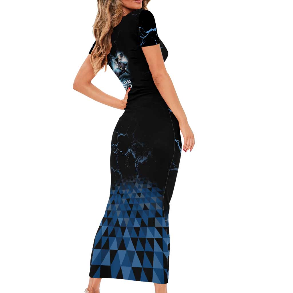Hitsugaya Toshiro Bleach Family Matching Short Sleeve Bodycon Dress and Hawaiian Shirt Ice Element Anime Crystal Style