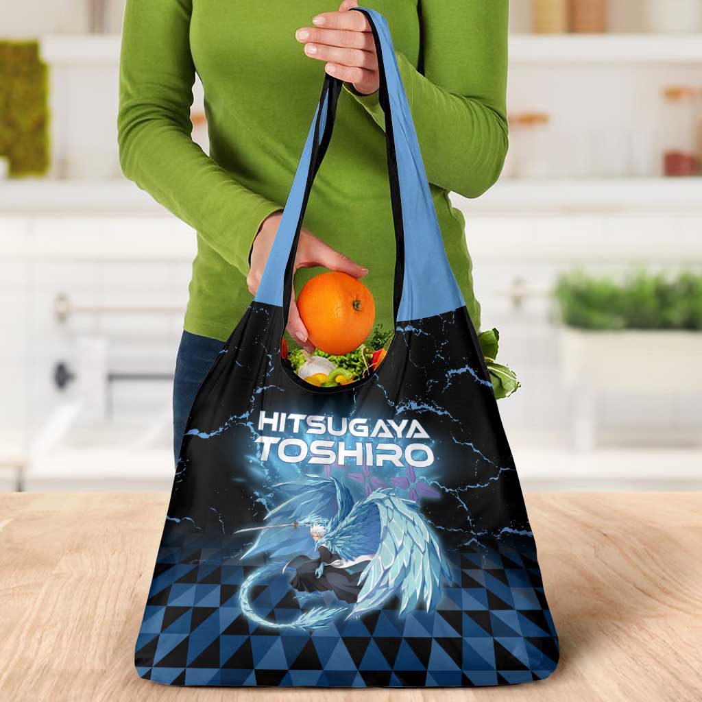 Hitsugaya Toshiro Bleach Grocery Bag Ice Element Anime Crystal Style