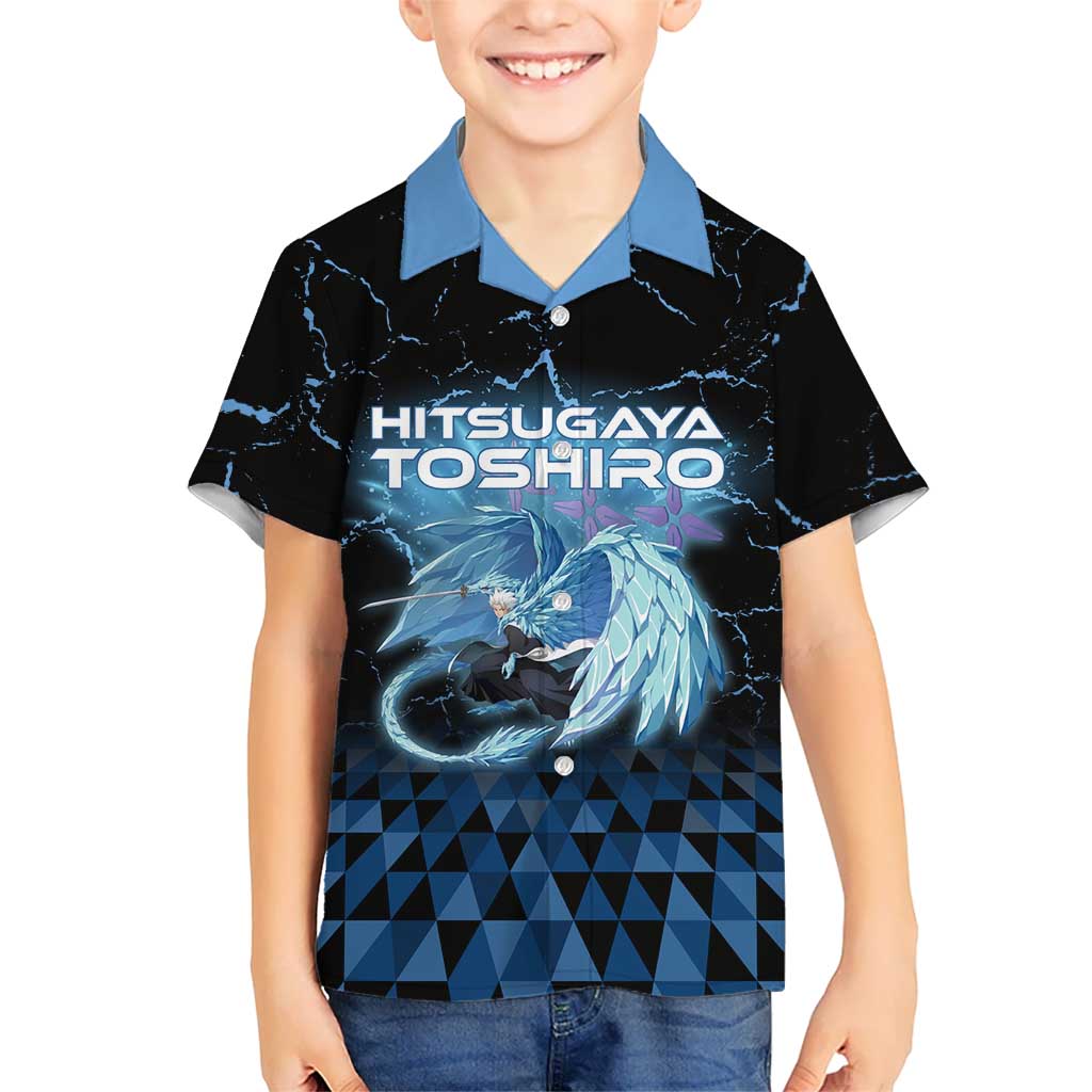 Hitsugaya Toshiro Bleach Hawaiian Shirt Ice Element Anime Crystal Style
