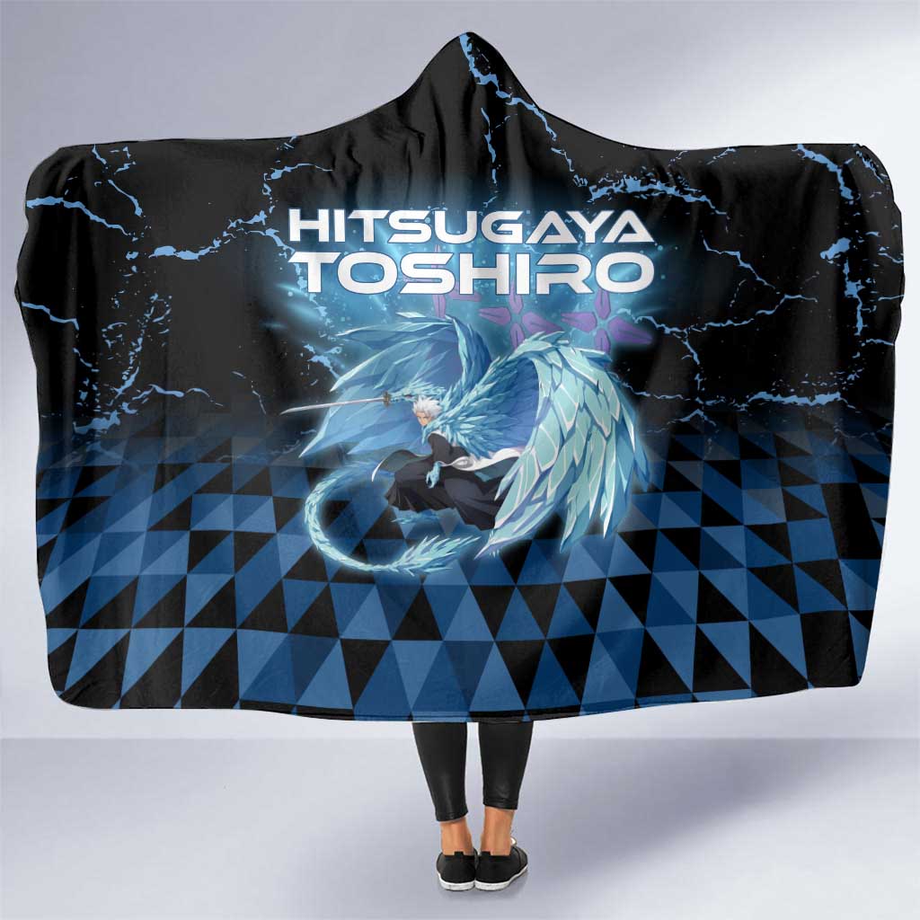 Hitsugaya Toshiro Bleach Hooded Blanket Ice Element Anime Crystal Style