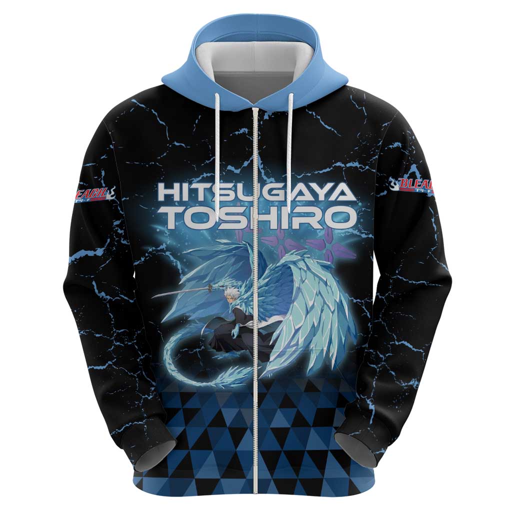Hitsugaya Toshiro Bleach Hoodie Ice Element Anime Crystal Style