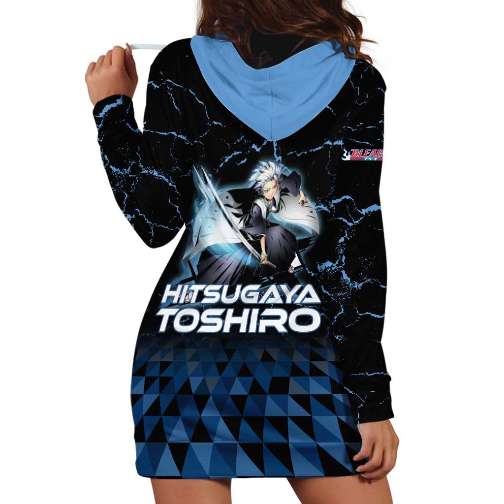 Hitsugaya Toshiro Bleach Hoodie Dress Ice Element Anime Crystal Style