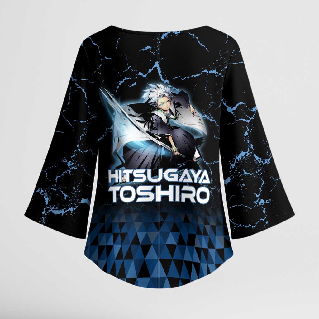 Hitsugaya Toshiro Bleach Kimono Sleeve Blouse Ice Element Anime Crystal Style