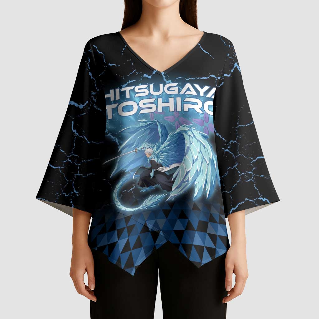 Hitsugaya Toshiro Bleach Kimono Sleeve Blouse Ice Element Anime Crystal Style