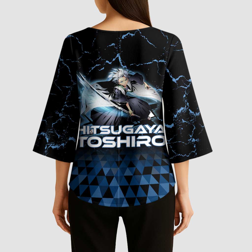 Hitsugaya Toshiro Bleach Kimono Sleeve Blouse Ice Element Anime Crystal Style
