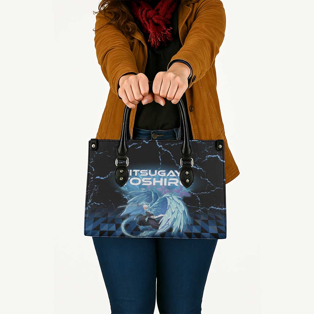 Hitsugaya Toshiro Bleach Leather Bag Ice Element Anime Crystal Style