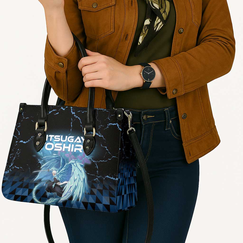 Hitsugaya Toshiro Bleach Leather Bag Ice Element Anime Crystal Style