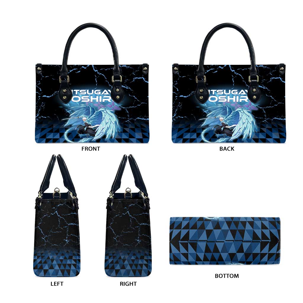 Hitsugaya Toshiro Bleach Leather Bag Ice Element Anime Crystal Style