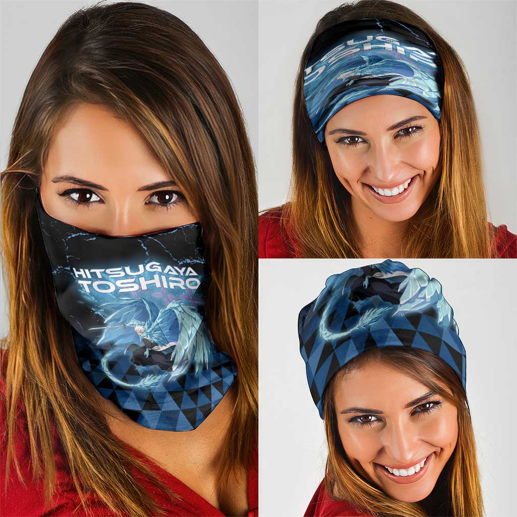 Hitsugaya Toshiro Bleach Neck Gaiter Ice Element Anime Crystal Style