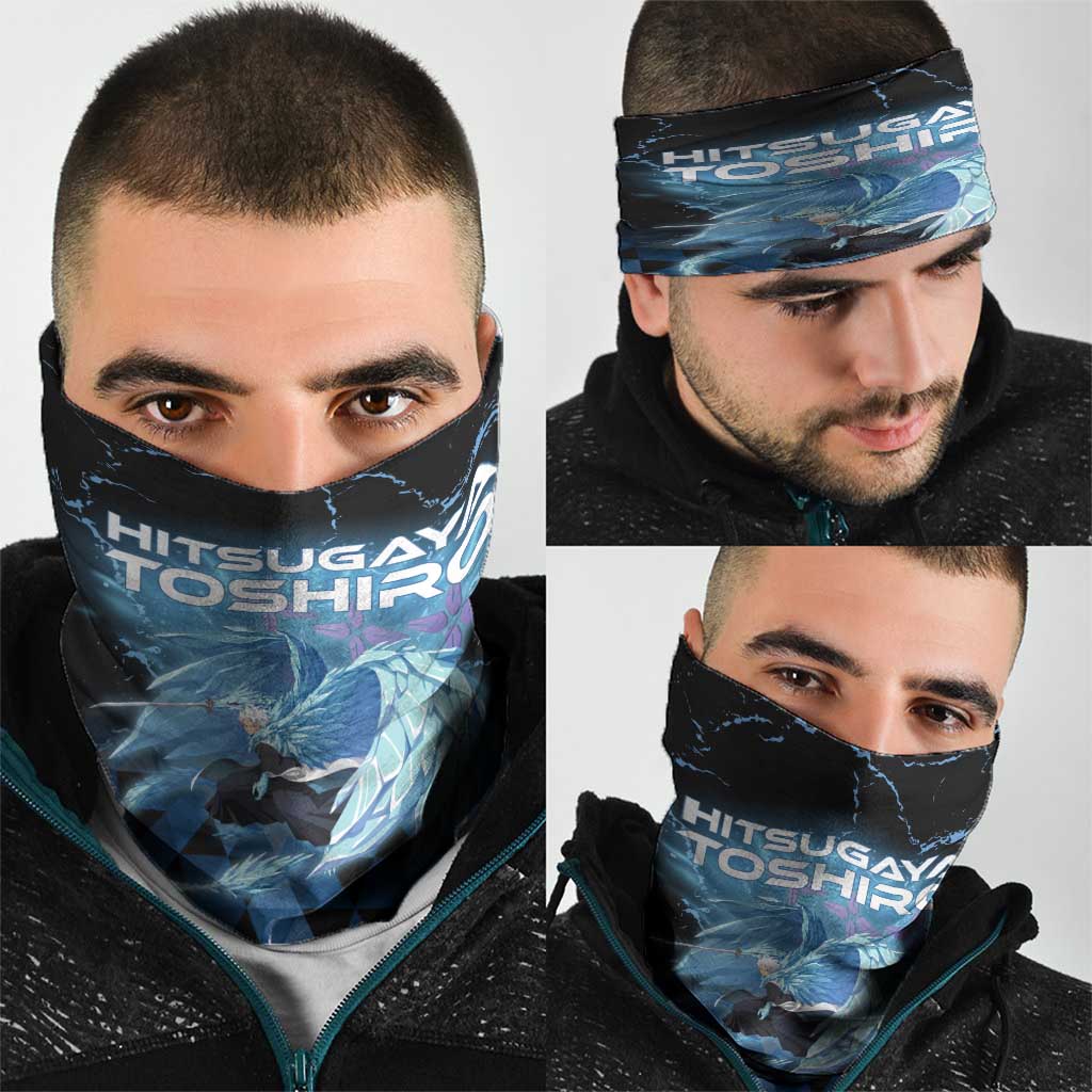 Hitsugaya Toshiro Bleach Neck Gaiter Ice Element Anime Crystal Style