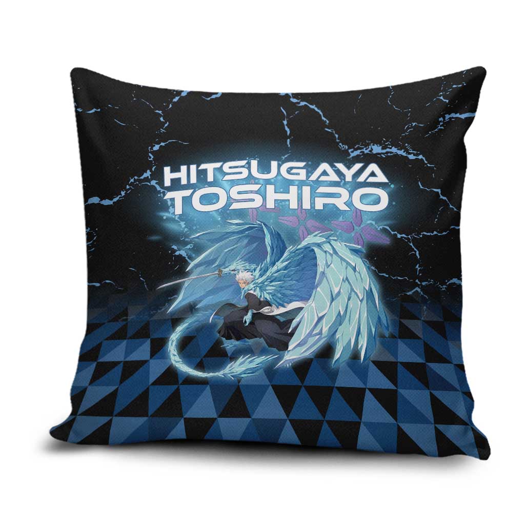 Hitsugaya Toshiro Bleach Pillow Cover Ice Element Anime Crystal Style
