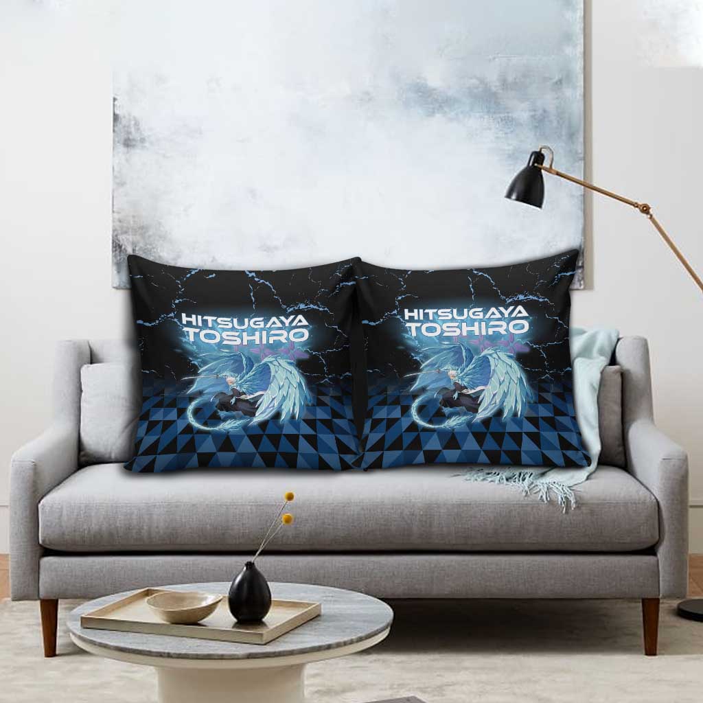 Hitsugaya Toshiro Bleach Pillow Cover Ice Element Anime Crystal Style