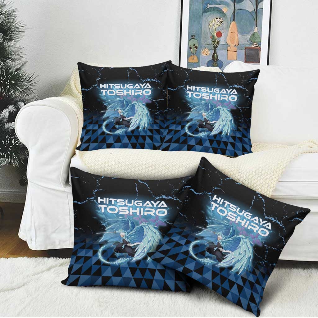 Hitsugaya Toshiro Bleach Pillow Cover Ice Element Anime Crystal Style