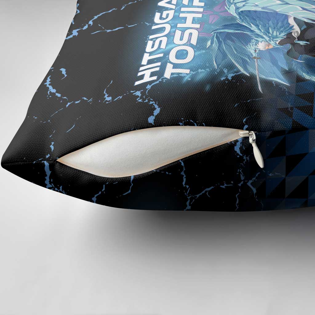 Hitsugaya Toshiro Bleach Pillow Cover Ice Element Anime Crystal Style