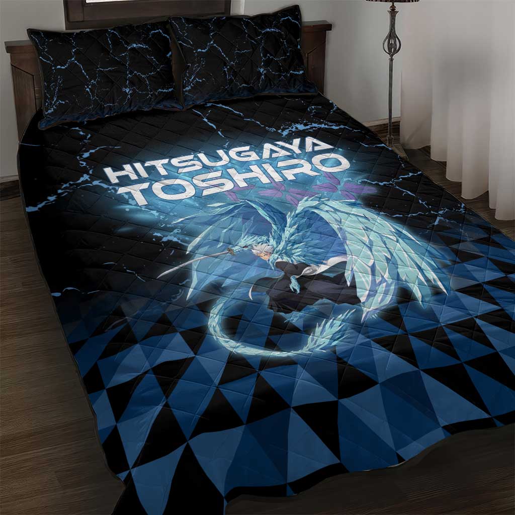 Hitsugaya Toshiro Bleach Quilt Bed Set Ice Element Anime Crystal Style